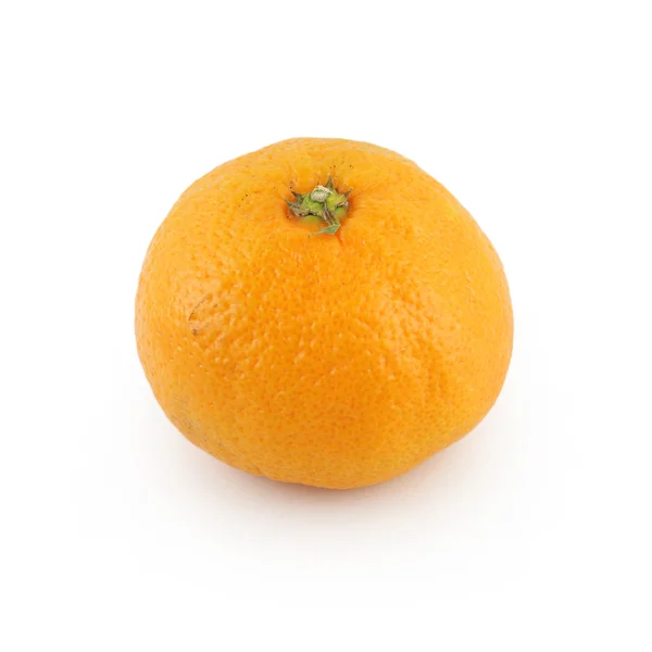 Mandarine, isoliert auf weiß — Stockfoto