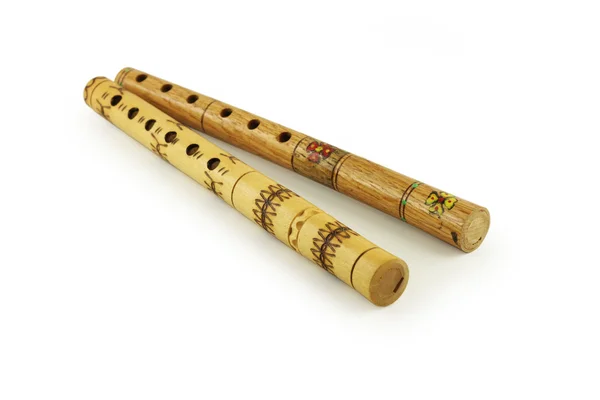 Flautas de madera —  Fotos de Stock