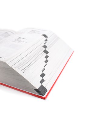 Thick manual book clipart