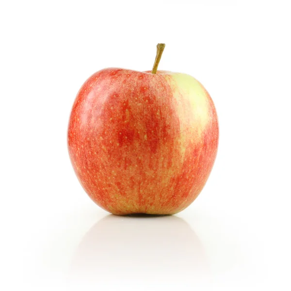 Yansıması ile elma — Stok fotoğraf