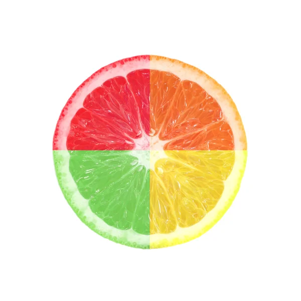 Citrus jigsaw — Stock Photo, Image