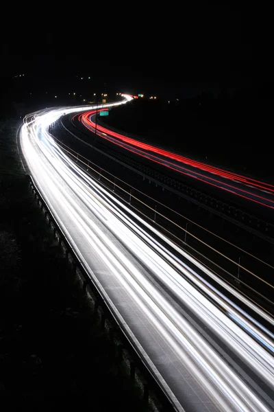 stock image Traffic night