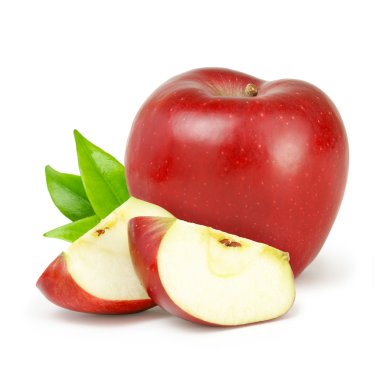 Red apple clipart