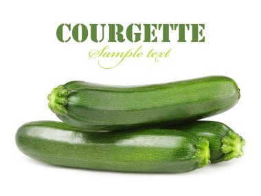 Fresh courgettes clipart