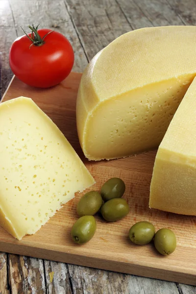 Homemade cheese — Stockfoto