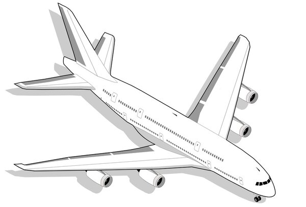 Isometric aiplane jet