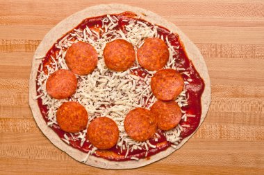 Tortilla Pizza clipart