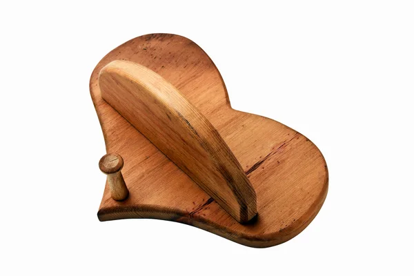 Serce półki drewniane — Zdjęcie stockowe