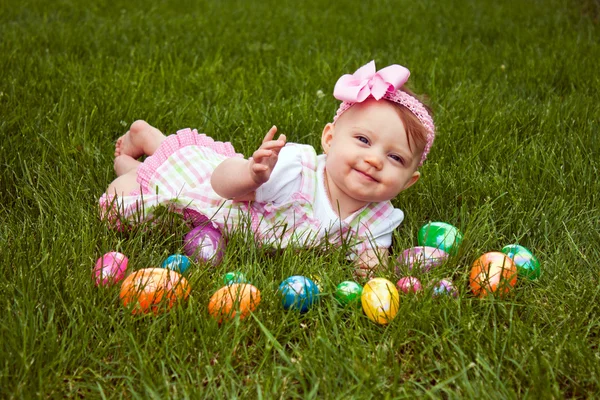 stock image Easter Baby Smirk Lay