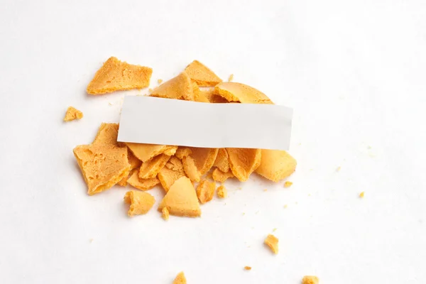Fortune Cookie Smashed Slip Top — Stock Photo, Image