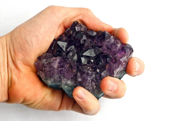 Κρατήστε το κρύσταλλο βράχου — Φωτογραφία Αρχείου