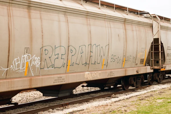 Tåg graffiti — Stockfoto