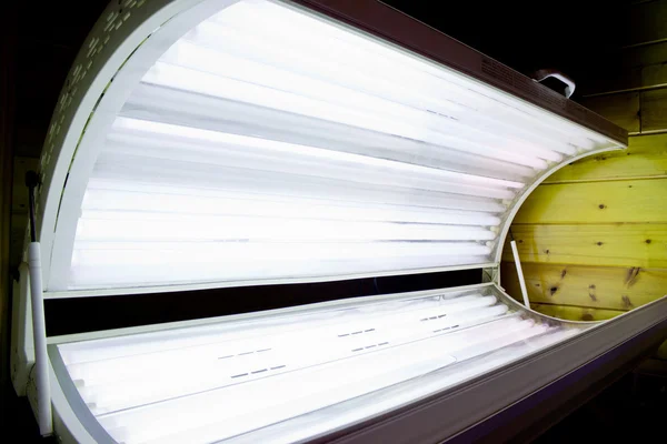 Tanning Bed Open — Stock Photo, Image