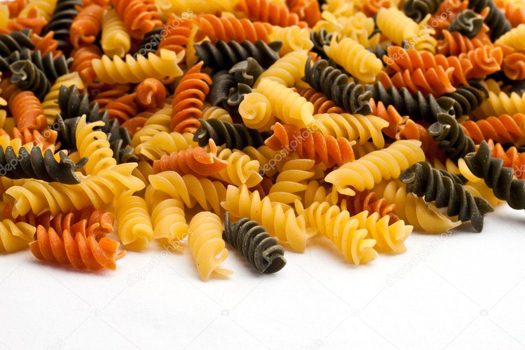 curly pasta noodles