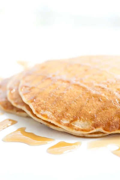 Delicious warm pancakes — Stock Photo, Image