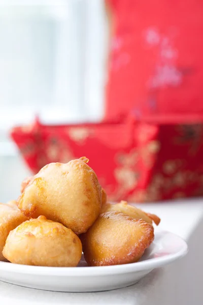 Vers gemaakte nangka beignet, een populaire snack in Azië — Stockfoto