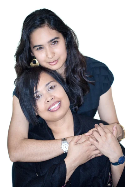 Sevgili anne ve kızı güzel portresi — Stok fotoğraf