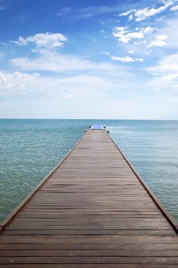 Wooden boardwalk clipart