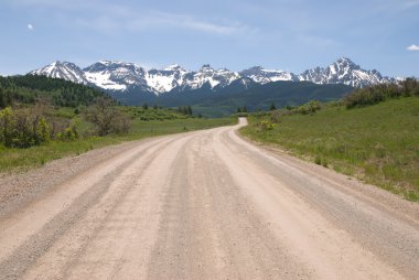 Ouray County Road clipart