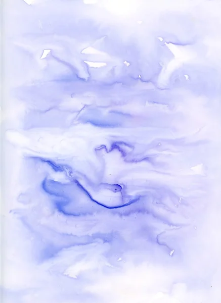 Violet Wet Watercolor Background — Stock Photo, Image