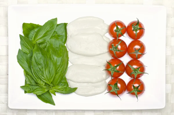 Élelmiszer Olaszország zászlaja Jogdíjmentes Stock Fotók