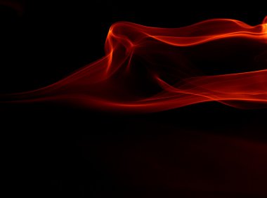 Abstract red smoke clipart