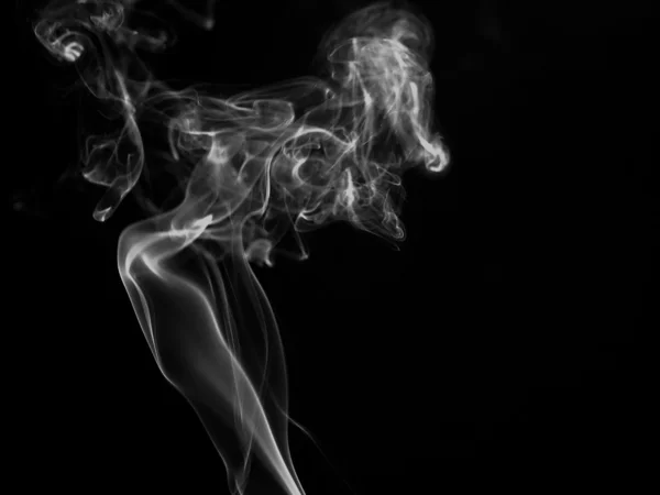 Abstrakti savu mustalla — kuvapankkivalokuva
