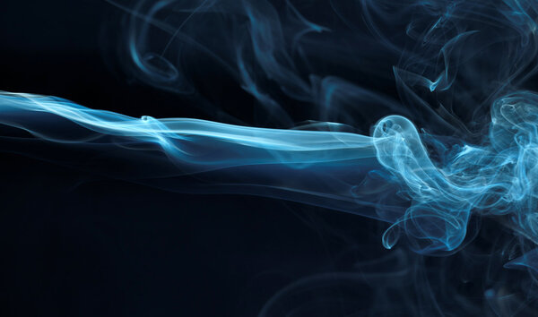 Smoke series 20: Abstract isolated on black