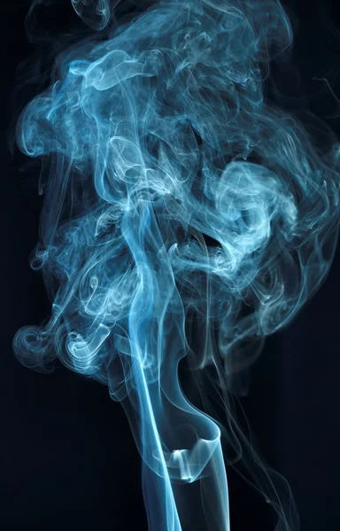 stock image Abstract smoke isolated on black