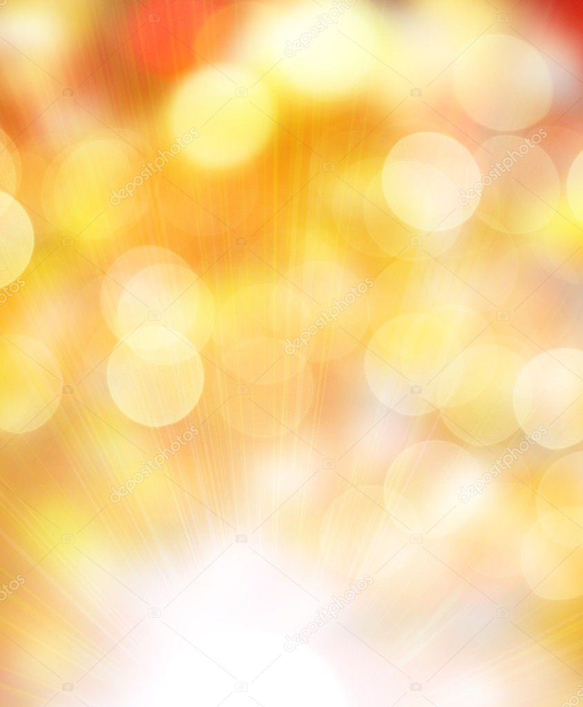 Abstract nature bokeh background with sunlight
