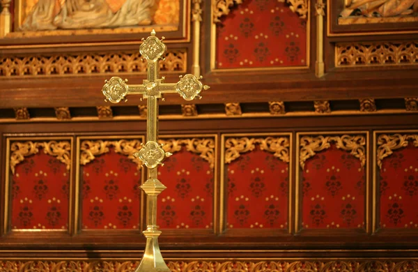Religious golden cross — Stock Photo, Image