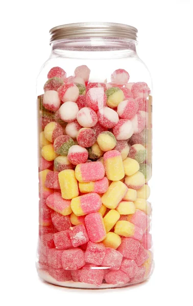 Jar of boiled sweets — Stock Photo, Image