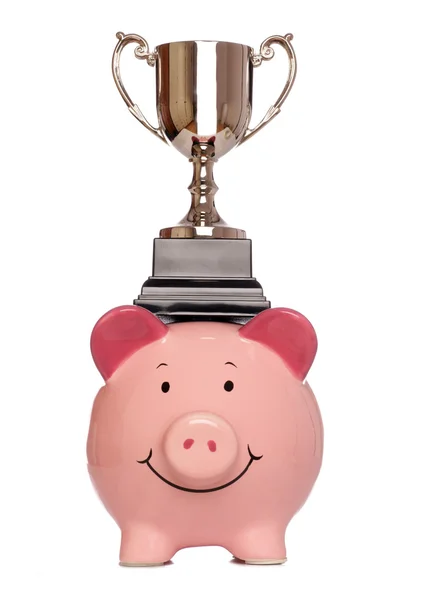 Piggybank Trophy — Stockfoto