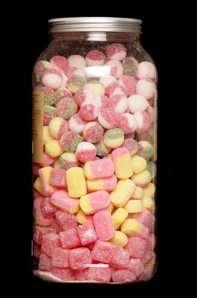 Frasco de doces fervidos — Fotografia de Stock