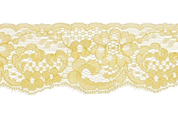 stock image Yellow lace pattern