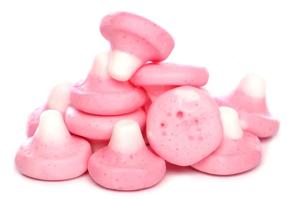 Pink mushroom sweets — Stock Photo, Image