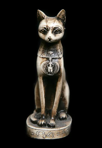 Статуя богини кошек Египта — стоковое фото