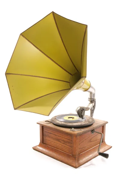 Retro starý gramofon — Stock fotografie
