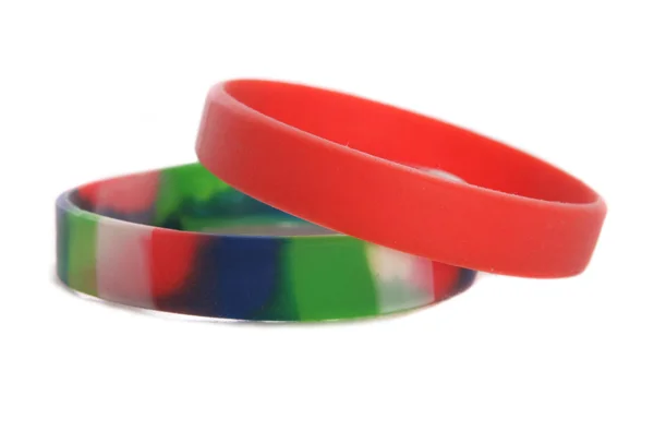 Charity wristbands cutout — Stock Photo, Image