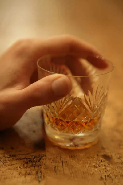 Sklenka na whisky — Stock fotografie