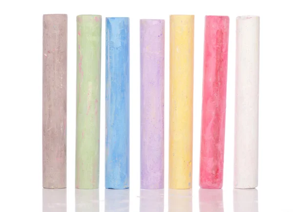 Multi coloured chalk — Stock Photo, Image