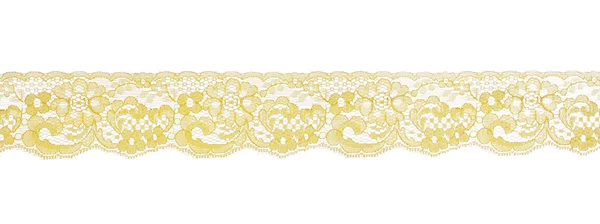 Yellow lace pattern — Stock Photo, Image