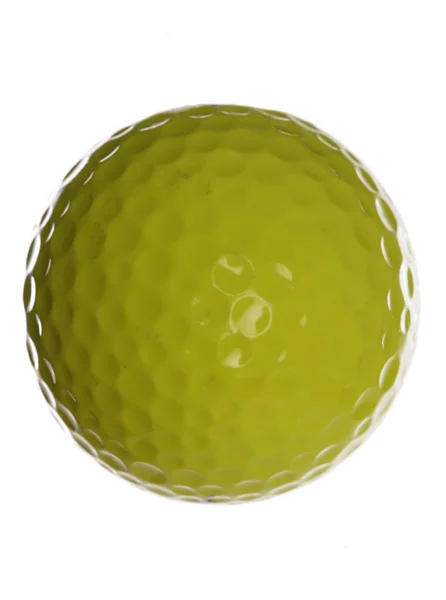 Bola de golfe amarelo — Fotografia de Stock