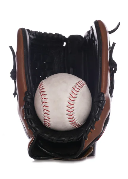 Sofbtall glove and ball — Stock Photo, Image