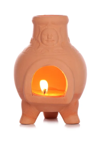 Venkovní svíčka — Stock fotografie