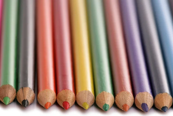 Colouring pencils background — Stock Photo, Image