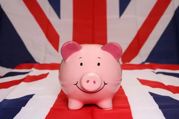 Piggybank great britain — Stock Photo, Image
