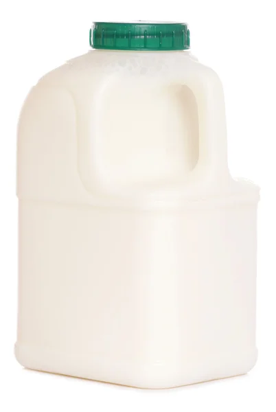 Полуобезжиренная пинта молока — стоковое фото