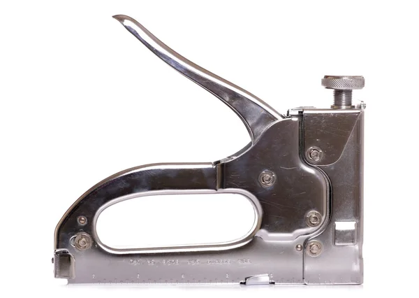 Silver staple gun — Stock Photo, Image