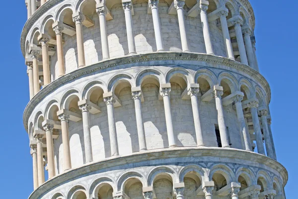 Torre pendente di Pisa in Piazza dei Miracoli — Foto Stock